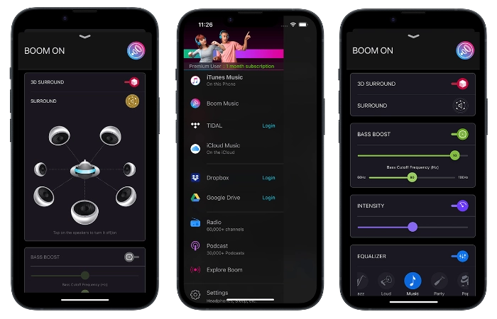 Boom Premier music player for iOS and Android