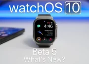 watchOS 10 beta 5 in action