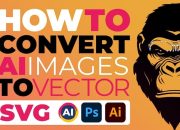 How to convert AI images into vector graphics and cut files
