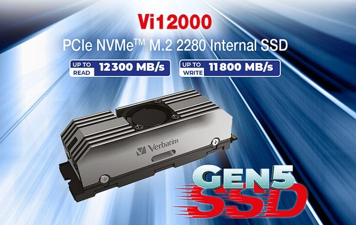 Verbatim 12 GBs PCIe 5 SSD