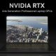 NVIDIA RTX 500 and 1000 Pro Ada Generation laptop GPUs