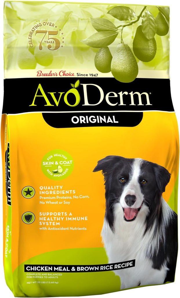AvoDerm Natural Chicken Meal & Brown Rice Formula Adult Dry Dog Food
